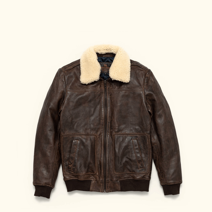 Maverick Leather Bomber Jacket - Rare Leather Order Now !!
