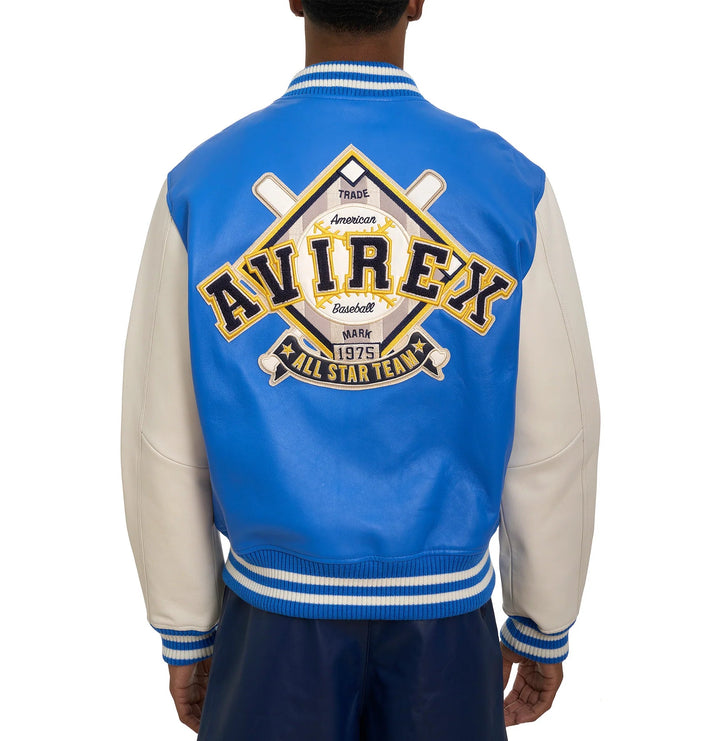 Avirex Baseball Varsity Jacket - Rare Leather