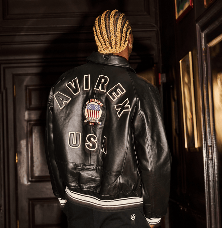 Avirex Black Icon Jacket - Rare Leather
