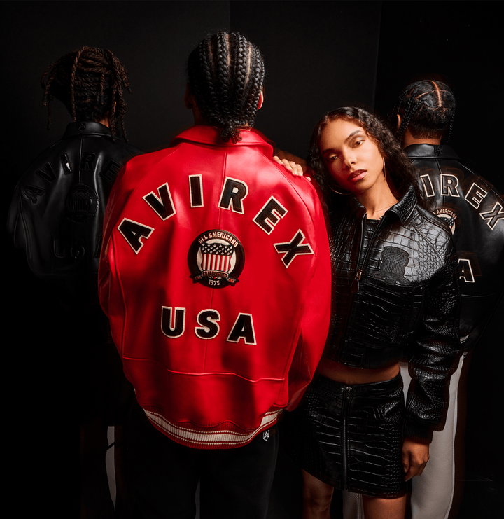 Avirex Black Icon Jacket - Rare Leather