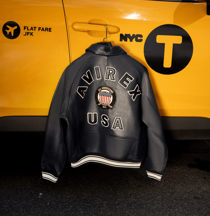 Avirex Black Icon Jacket - Rare Leather