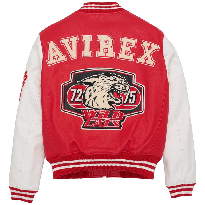 Avirex Wildcat Varsity Jacket - Rare Leather
