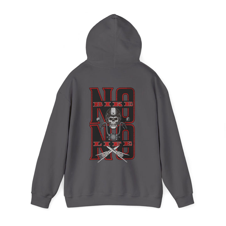 Biker Skull Hoodie - Unisex Heavy Blend™ Sweatshirt, Comfortable Streetwear - Rare Leather Order Now !!