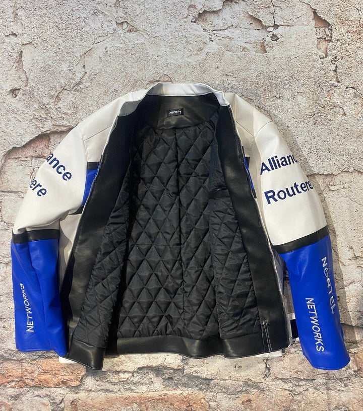 BMW Leather Vintage Racing Jacket - Rare Leather Order Now !!