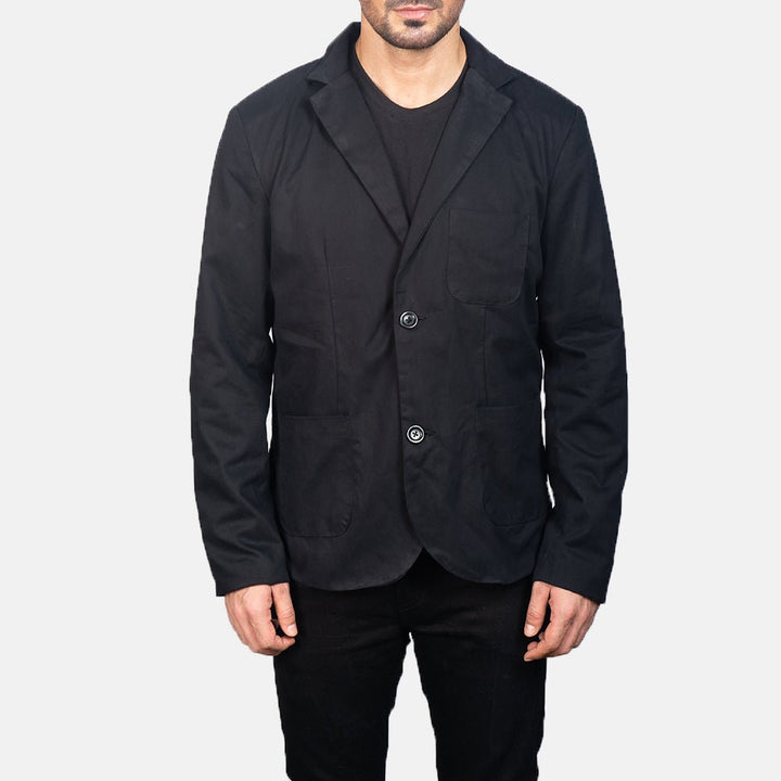 Borges Black Blazer - Rare Leather