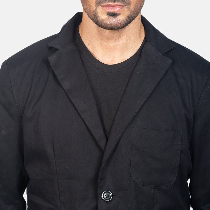 Borges Black Blazer - Rare Leather
