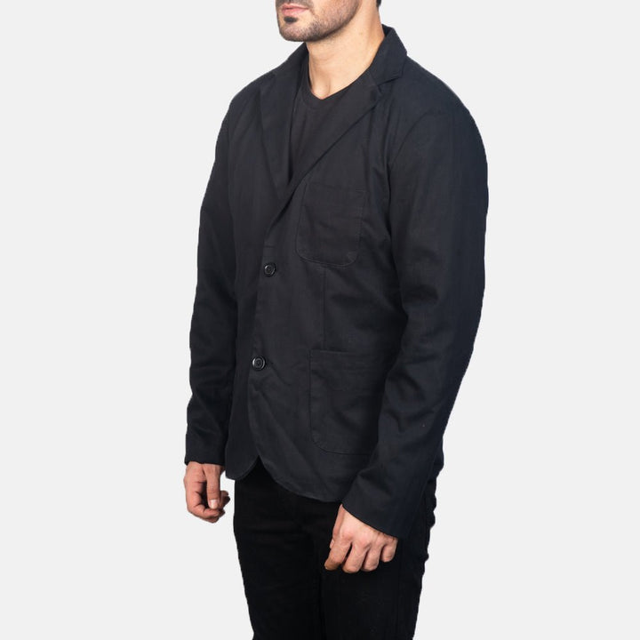 Borges Black Blazer - Rare Leather