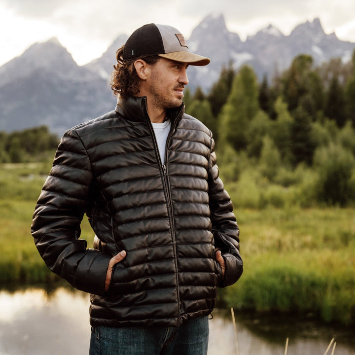 Bridger Leather Down Jacket - Rare Leather