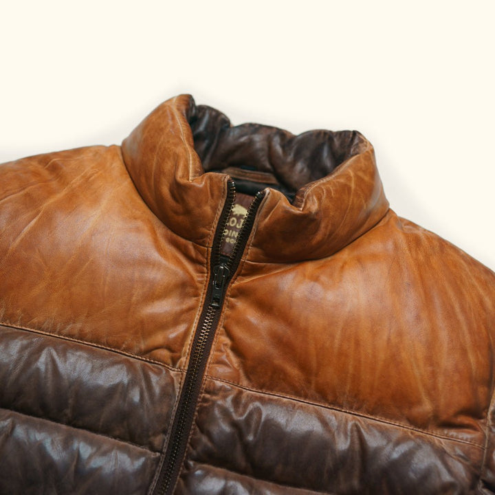 Bridger Leather Down Jacket - Rare Leather
