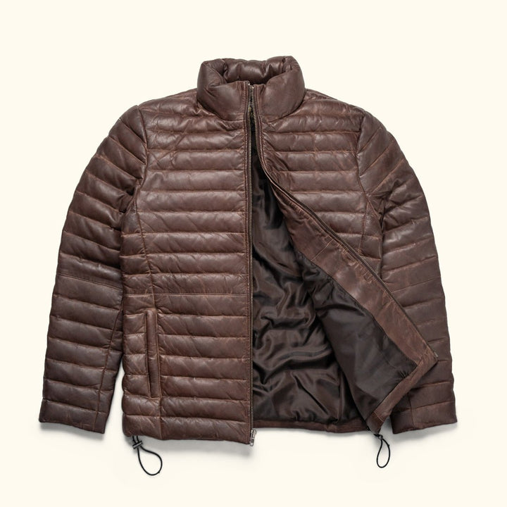 Bridger Leather Down Jacket - Rare Leather