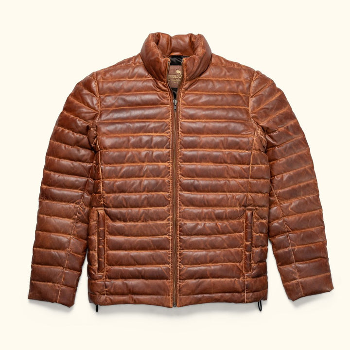 Bridger Leather Down Jacket - Rare Leather