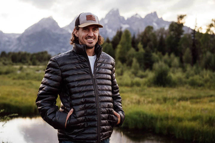 Bridger Leather Down Jacket - Rare Leather
