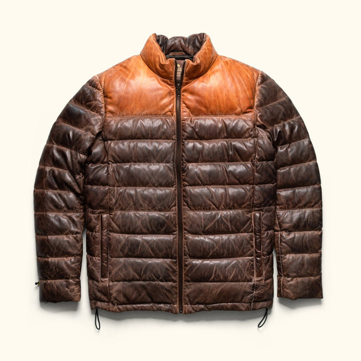Bridger Leather Down Jacket - Rare Leather