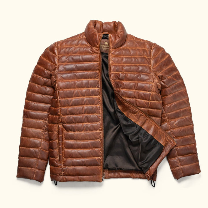 Bridger Leather Down Jacket - Rare Leather