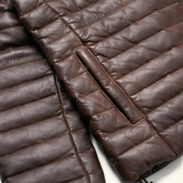 Bridger Leather Down Jacket - Rare Leather