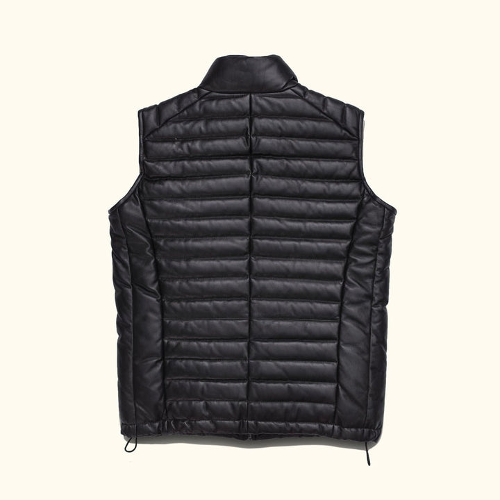 Bridger Leather Down Vest - Rare Leather