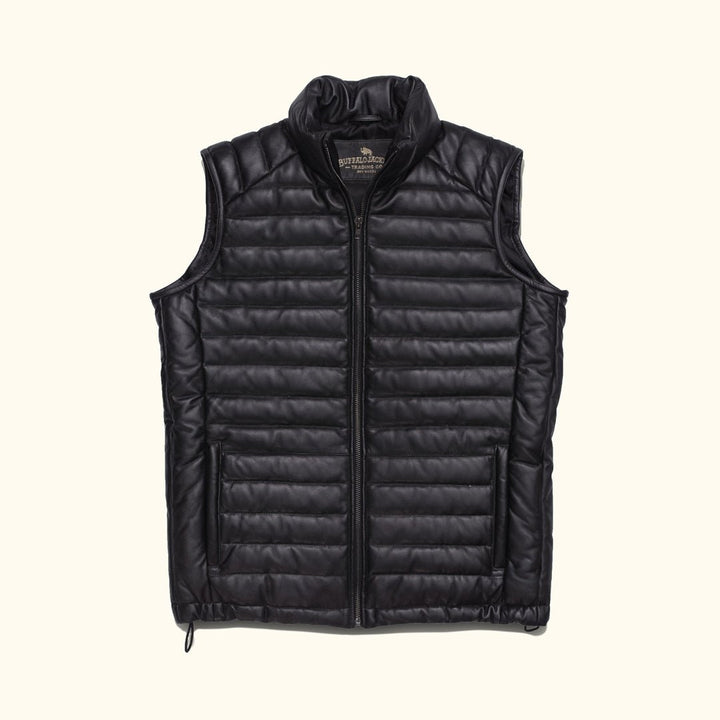Bridger Leather Down Vest - Rare Leather