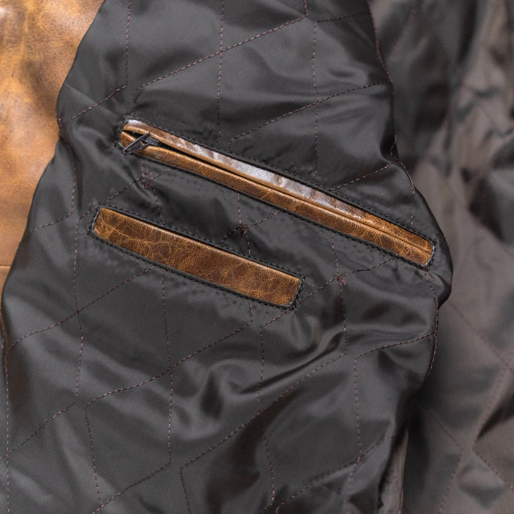 Cafe Racer Leather Jacket - Rare Leather
