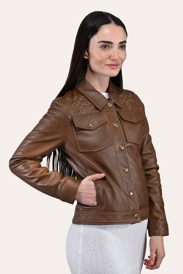 Callum Trucker Jacket - Rare Leather