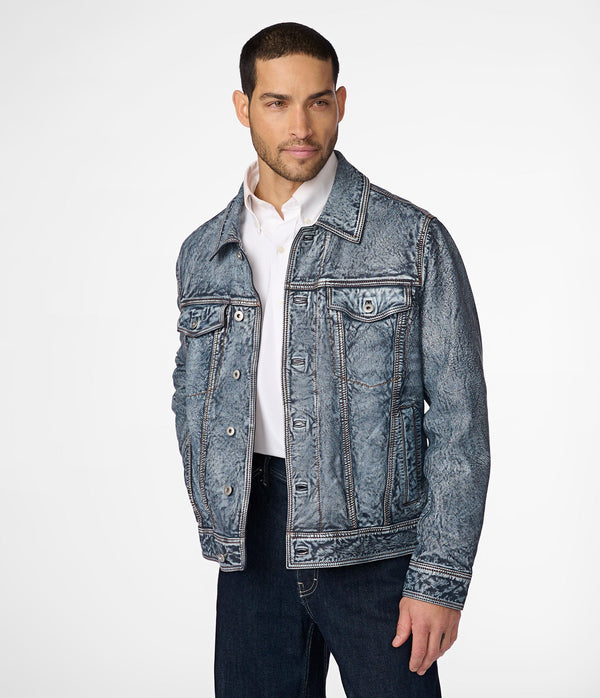 Chase Leather Jean Jacket - Rare Leather