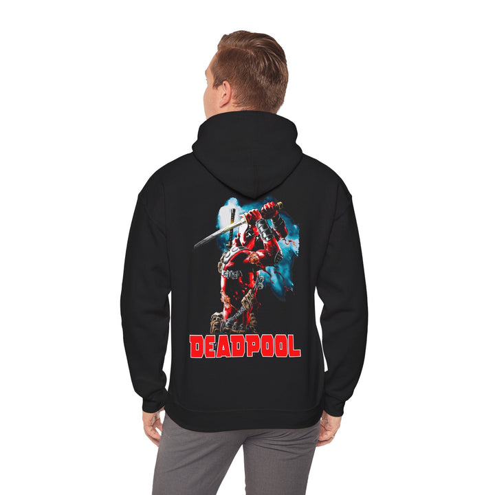 Deadpool Unisex Heavy Blend™ Hooded Sweatshirt | Comic Book Hoodie - Rare Leather Order Now !!