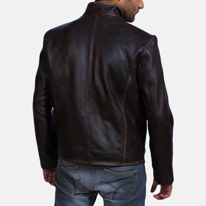 Drakeshire Brown Leather Jacket - Rare Leather