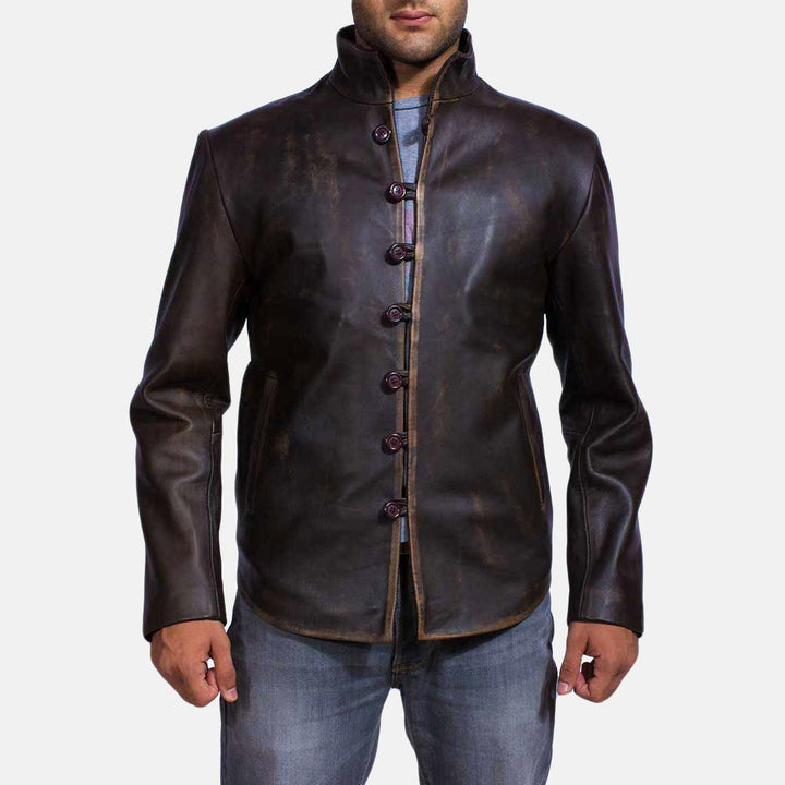 Drakeshire Brown Leather Jacket - Rare Leather