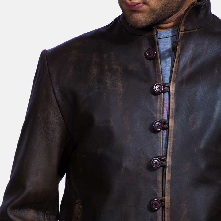 Drakeshire Brown Leather Jacket - Rare Leather