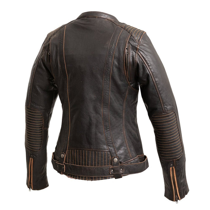 Electra - Women's Motorcycle Leather Jacket - Rare Leather
