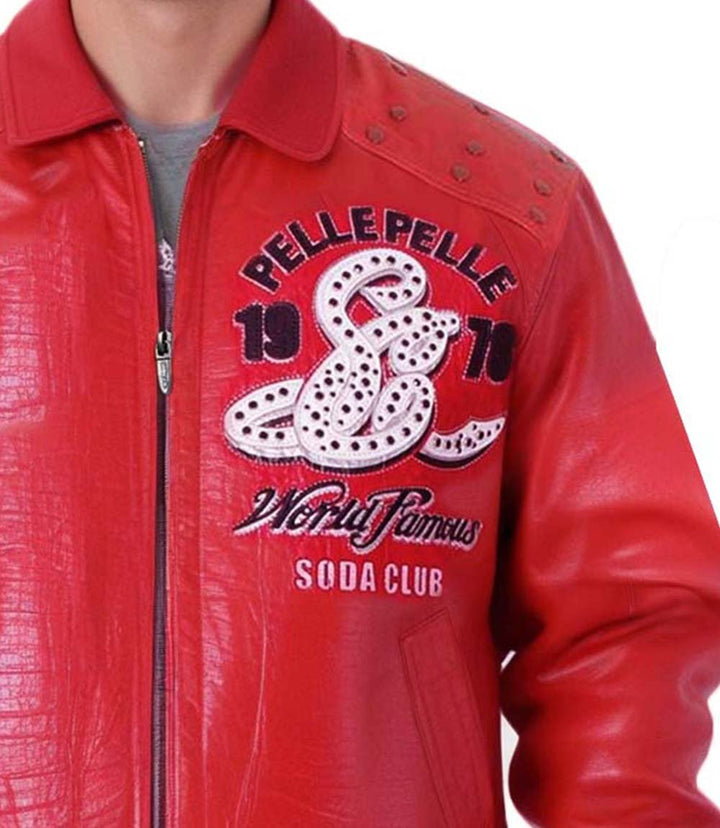 Famous 1978 Red Leather Jacket - Rare Leather Order Now !!