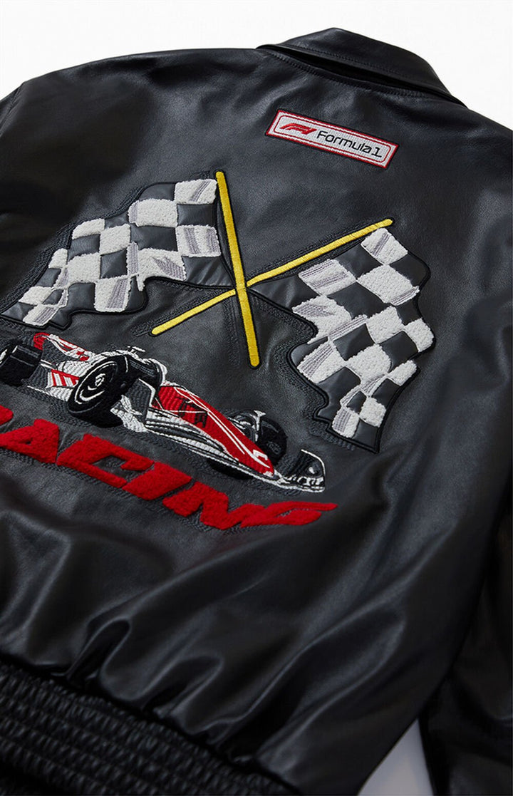 Formula 1 x PacSun Leather Pole Position Jacket - Rare Leather
