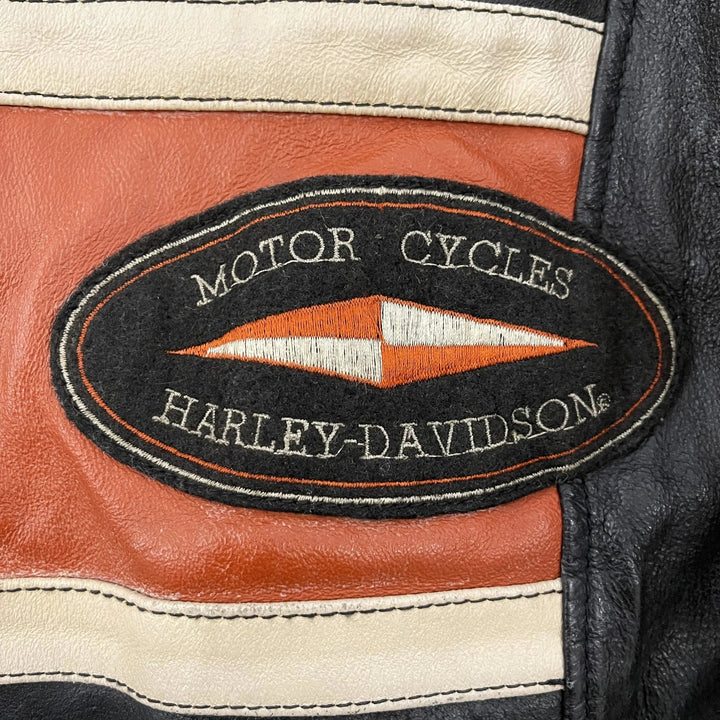 Harley Davidson Leather Racing Jacket - Rare Leather Order Now !!