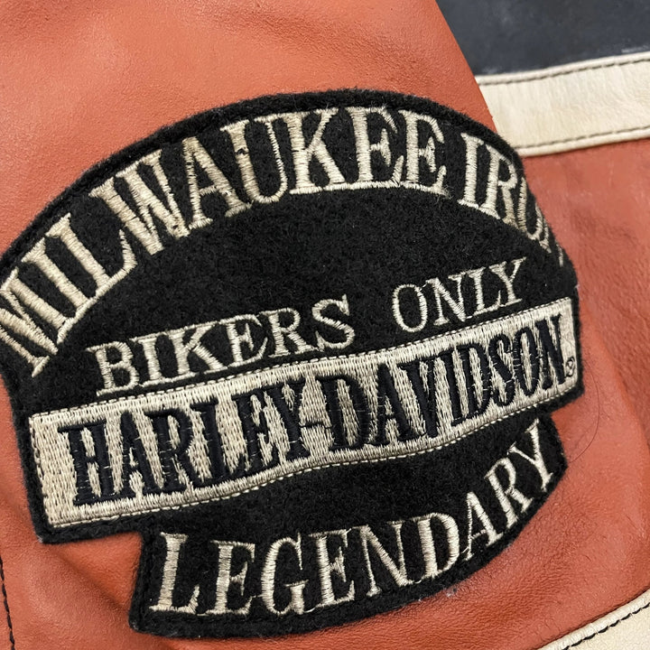 Harley Davidson Leather Racing Jacket - Rare Leather Order Now !!