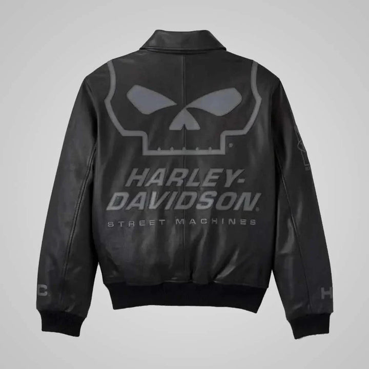 Harley Davidson New Willie G Skull Leather Master Jacket - Rare Leather
