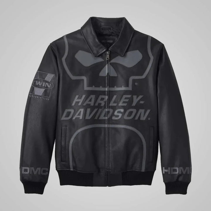 Harley Davidson New Willie G Skull Leather Master Jacket - Rare Leather