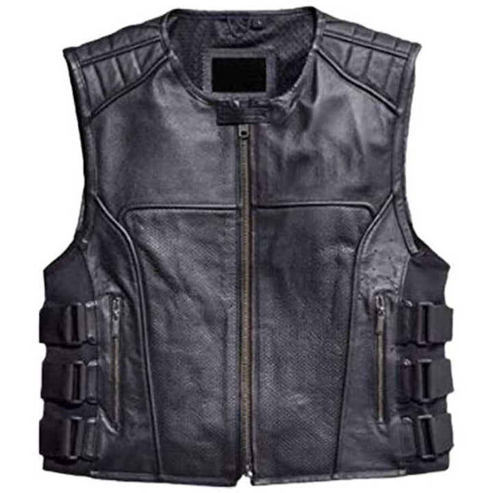 Harley Davidson Swat II Leather Vest - Rare Leather