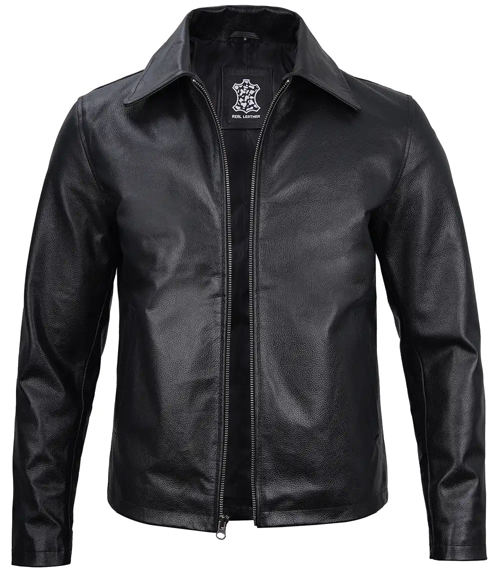 a*u様 FTC / LEATHER HARRINGTON JACKET FTC】LEATHER HARRINGTON JACKET【レザージャケット】- ONE'S