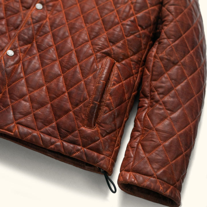 Highlands Quilted Leather Jacket - Rare Leather