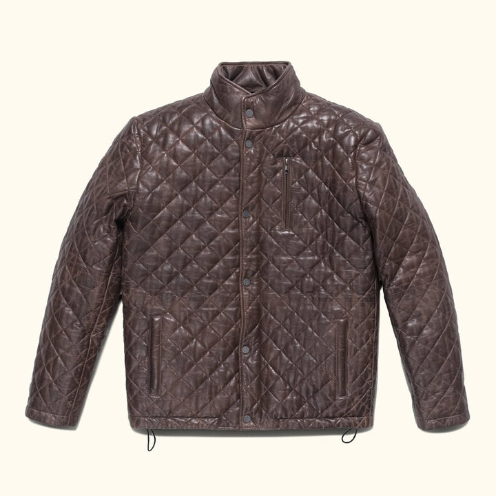 Highlands Quilted Leather Jacket - Rare Leather