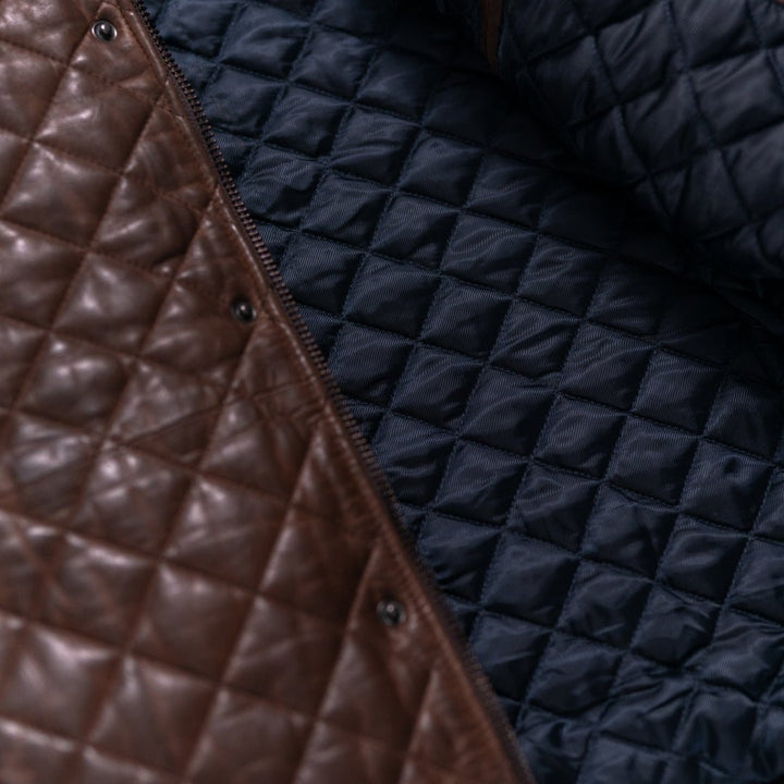 Highlands Quilted Leather Jacket - Rare Leather
