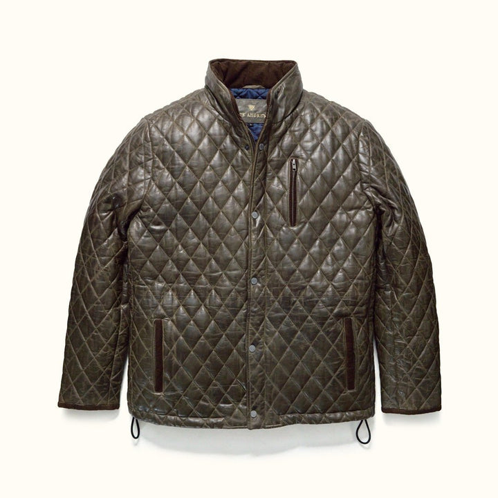 Highlands Quilted Leather Jacket - Rare Leather