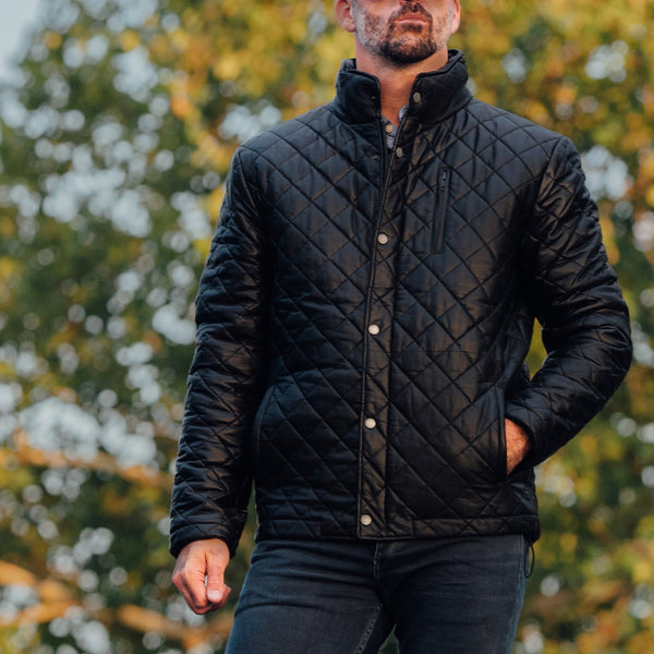 Highlands Quilted Leather Jacket - Rare Leather
