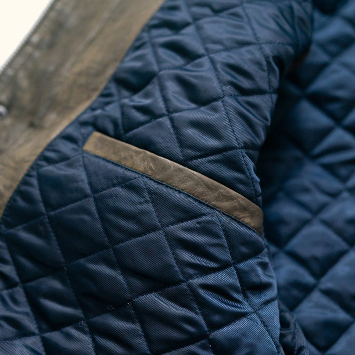 Highlands Quilted Leather Jacket - Rare Leather