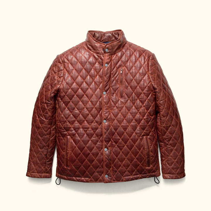 Highlands Quilted Leather Jacket - Rare Leather