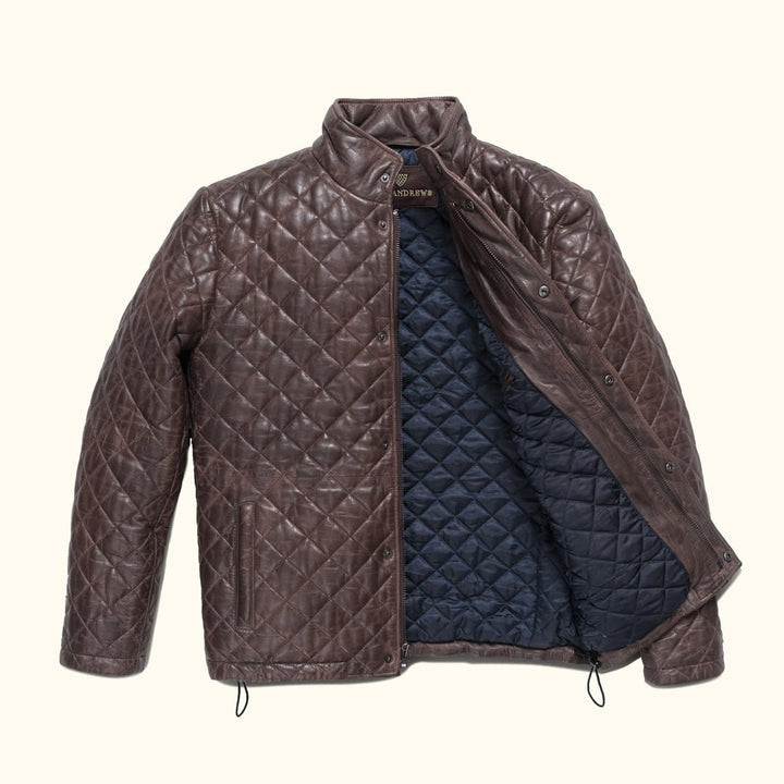 Highlands Quilted Leather Jacket - Rare Leather