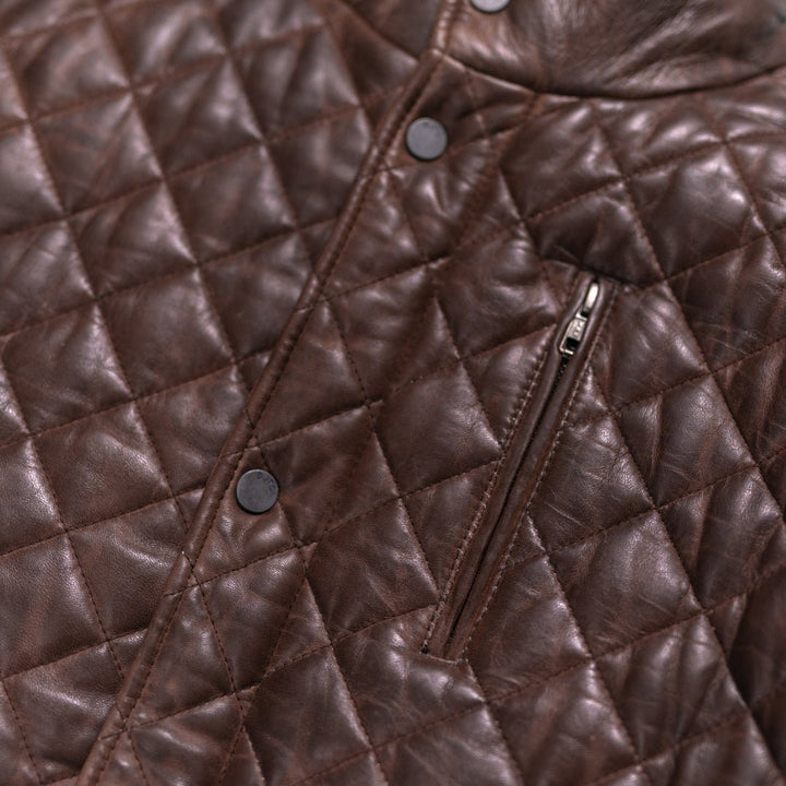 Highlands Quilted Leather Jacket - Rare Leather
