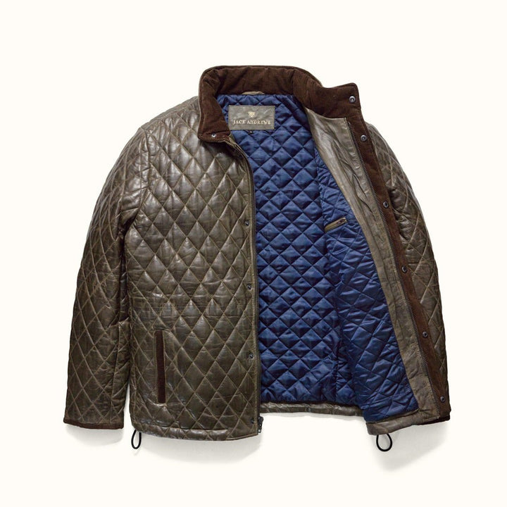 Highlands Quilted Leather Jacket - Rare Leather