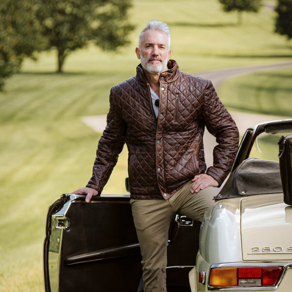 Highlands Quilted Leather Jacket - Rare Leather