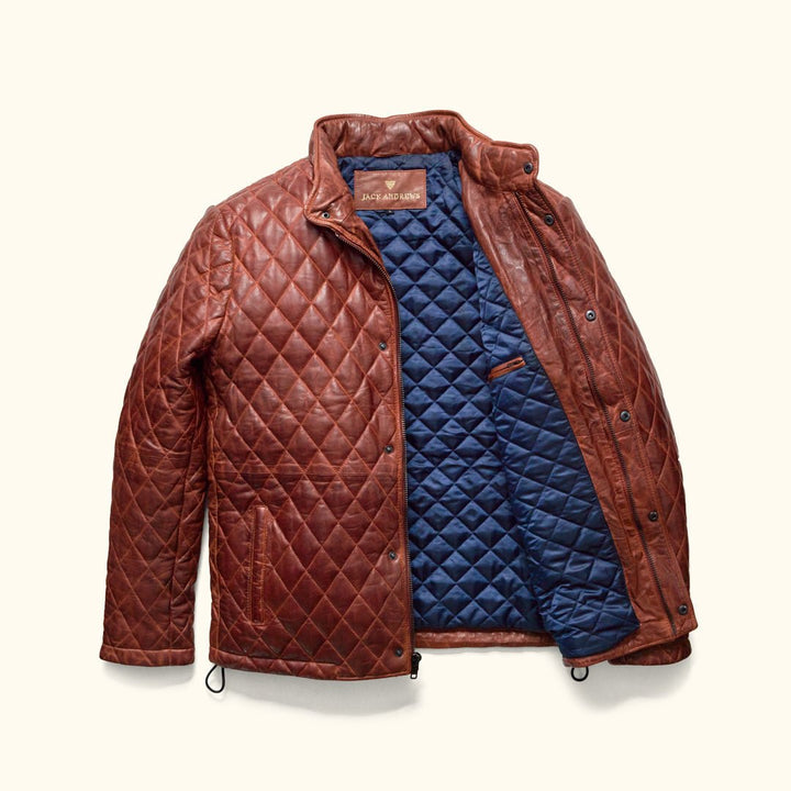 Highlands Quilted Leather Jacket - Rare Leather