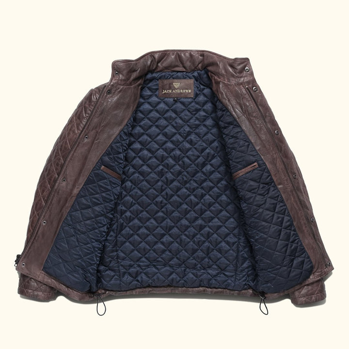 Highlands Quilted Leather Jacket - Rare Leather